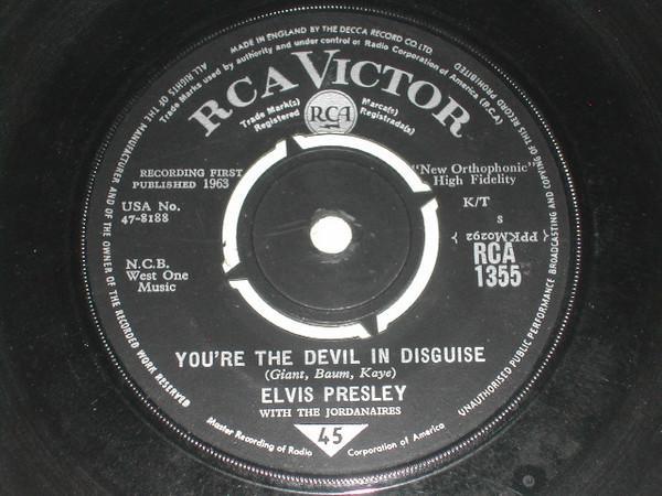 Elvis Presley, The Jordanaires - You're The Devil In Disguise
