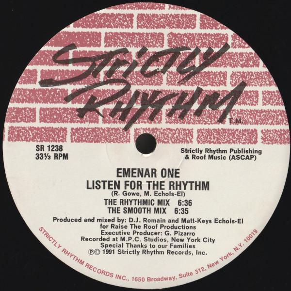Emenar One - Listen For The Rhythm / Get Your Thang Together