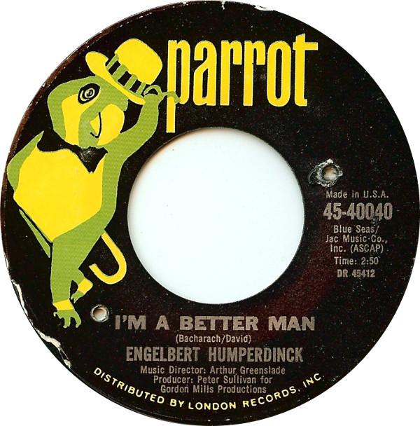 Engelbert Humperdinck - I'm A Better Man (For Having Loved You) / Cafe