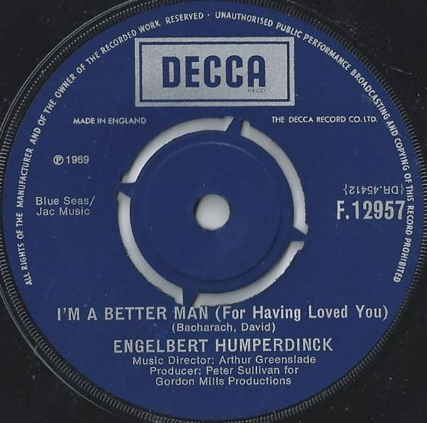 Engelbert Humperdinck - I'm A Better Man (For Having Loved You) / Cafe