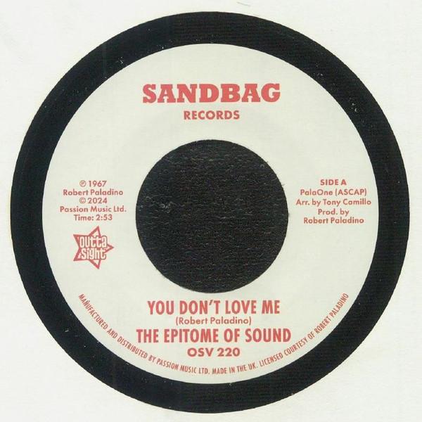 Epitome Of Sound - You Don't Love Me / Where Were You