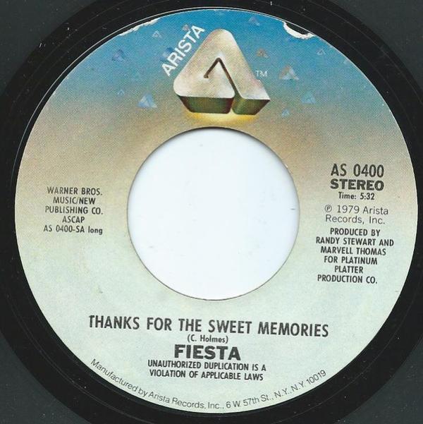 Fiesta  - Thanks For The Sweet Memories