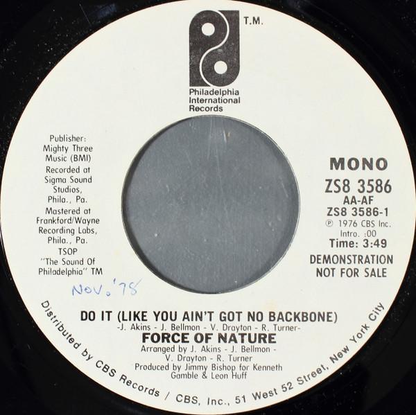 Force Of Nature  - Do It (Like You Ain't Got No Backbone)