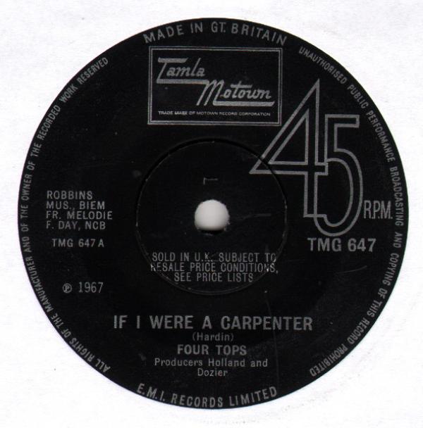 Four Tops - If I Were A Carpenter