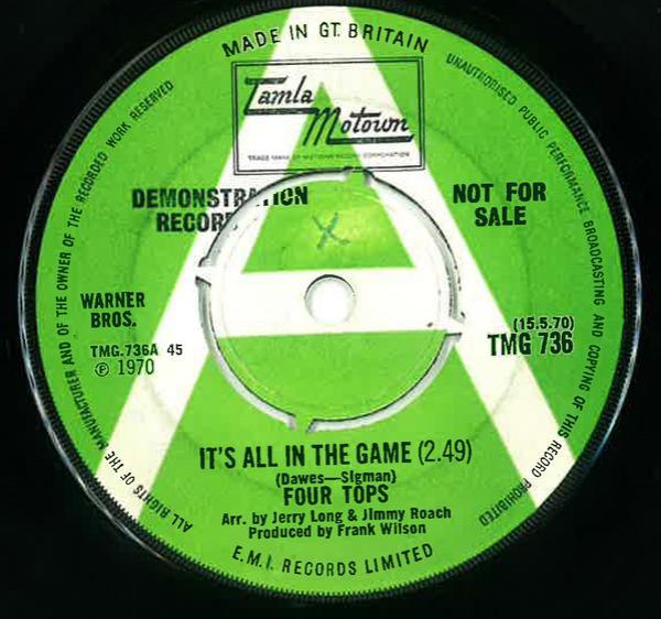 Four Tops - It's All In The Game
