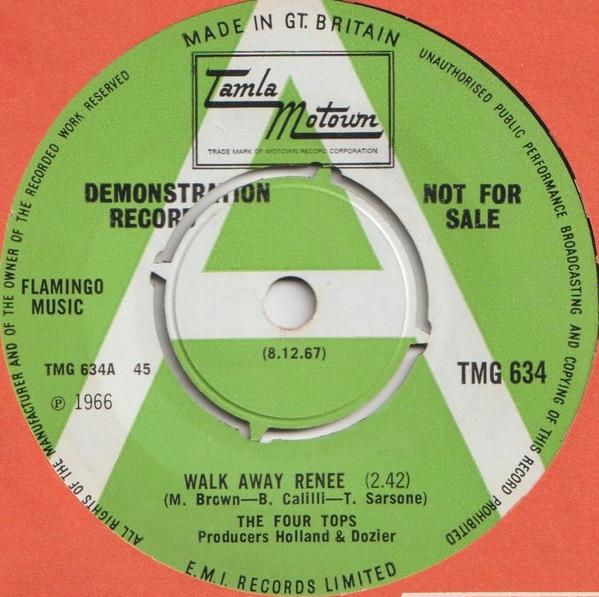 Four Tops - Walk Away Renee
