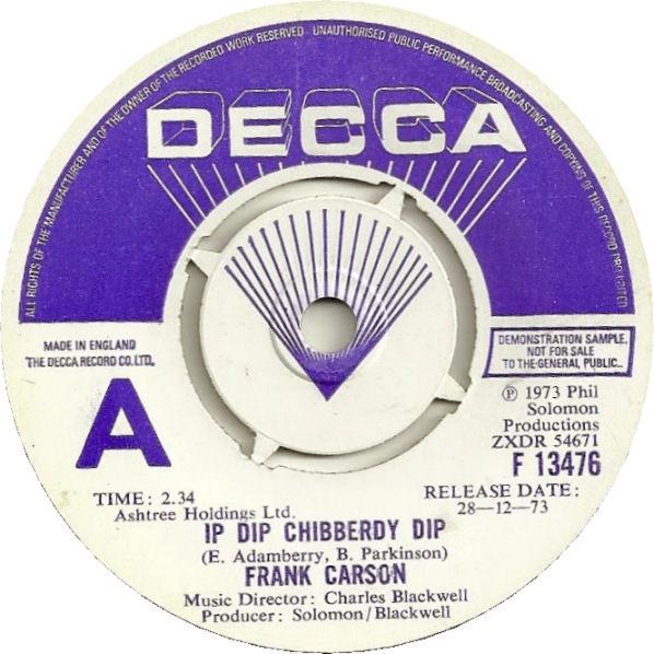 Frank Carson - Ip Dip Chibberdy Dip