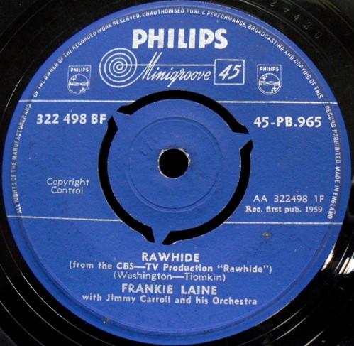 Frankie Laine, Jimmy Carroll And His Orchestra - Rawhide