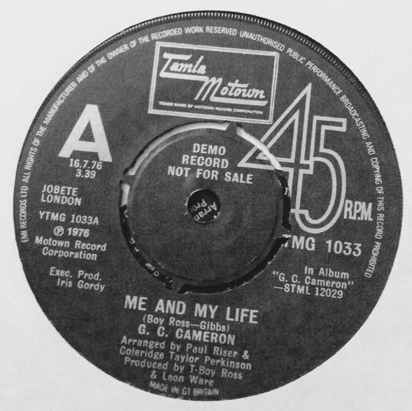 G.C. Cameron - Me And My Life