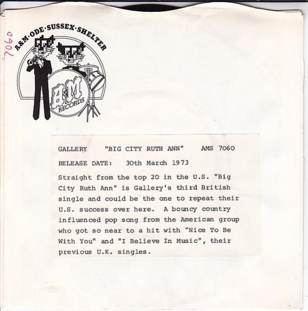 Gallery  - Big City Ruth Ann / Lover's Hideaway