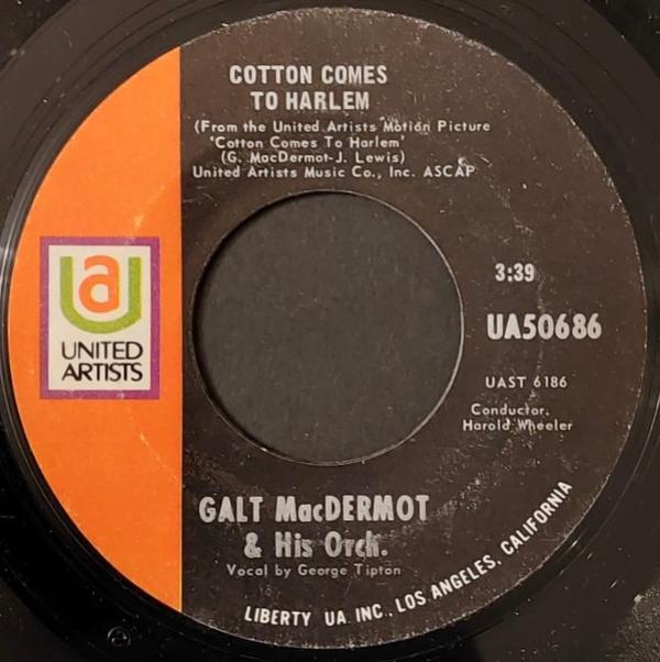 Galt MacDermot And His Orchestra - Cotton Comes To Harlem / Coffin Ed And Grave Digger