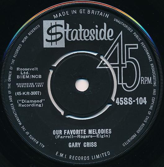 Gary Criss - Our Favorite Melodies