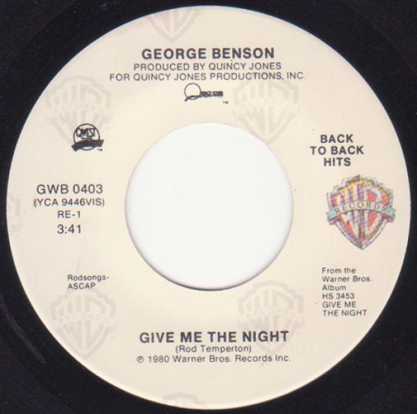 George Benson - Give Me The Night / Love X Love