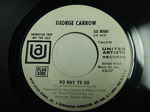 George Carrow - No Way To Go