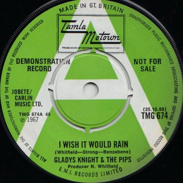 Gladys Knight And The Pips - I Wish It Would Rain / It's Summer