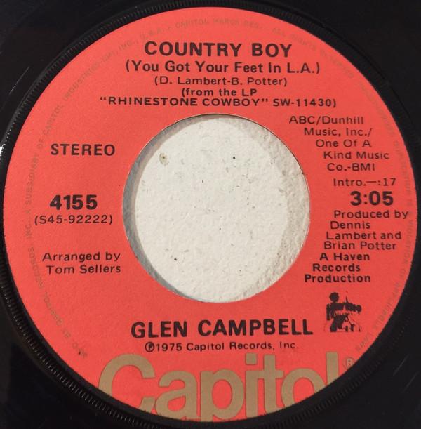 Glen Campbell - Country Boy (You Got Your Feet In L.A.)