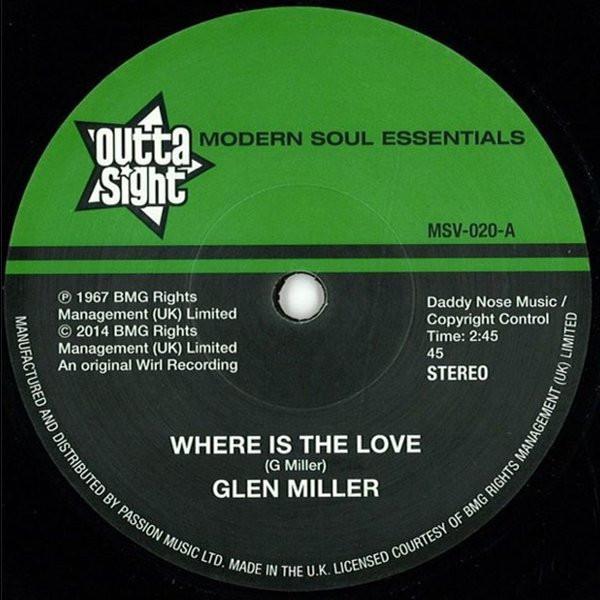 Glen Miller - Where Is The Love / Funky Broadway