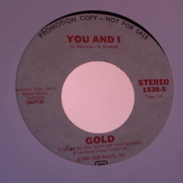 Gold (12) - You And I / One More Blessing