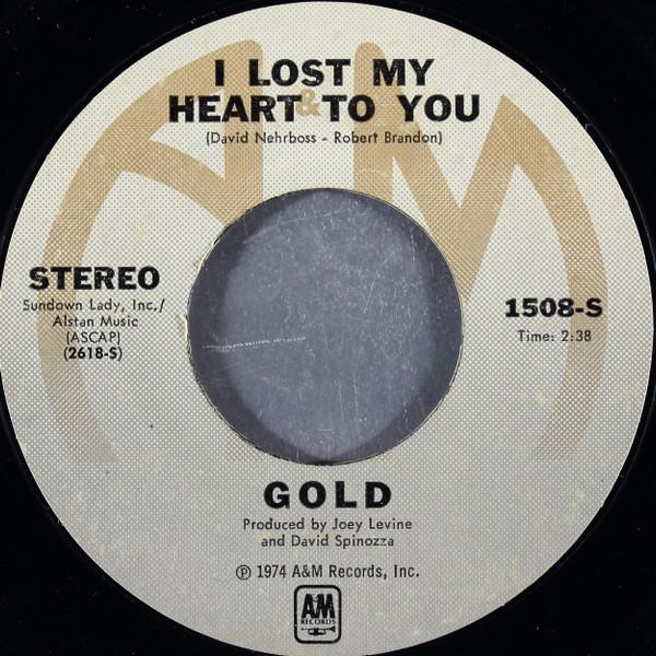 Gold  - I Lost My Heart To You / Rain Man