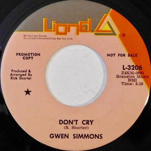 Gwen Simmons - Don't Cry