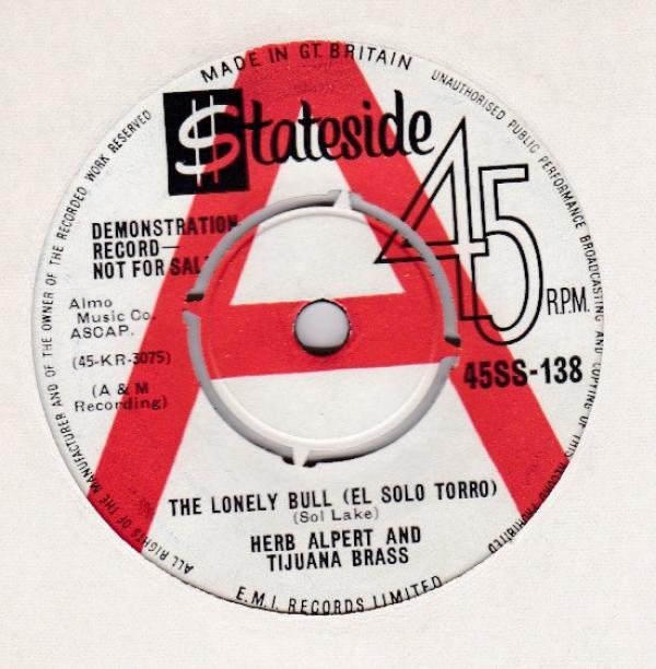Herb Alpert & The Tijuana Brass - The Lonely Bull (El Solo Torro) / Acapulco 1922