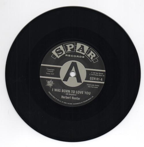 Herbert Hunter, The Jades (12) - I Was Born To Love You / I Know That Feelin
