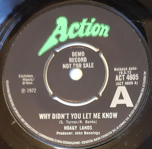 Hoagy Lands - Why Didn't You Let Me Know / Do You Know What Life Is All About