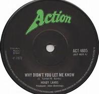 Hoagy Lands - Why Didn't You Let Me Know