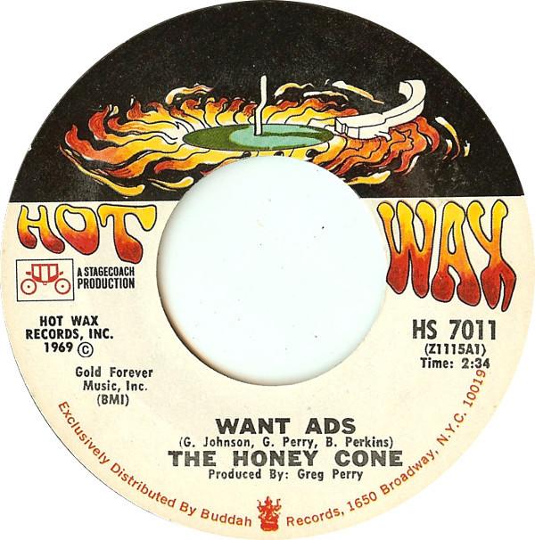 Honey Cone - Want Ads / We Belong Together