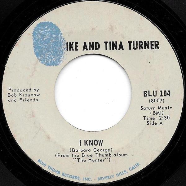 Ike & Tina Turner - I Know / Bold Soul Sister