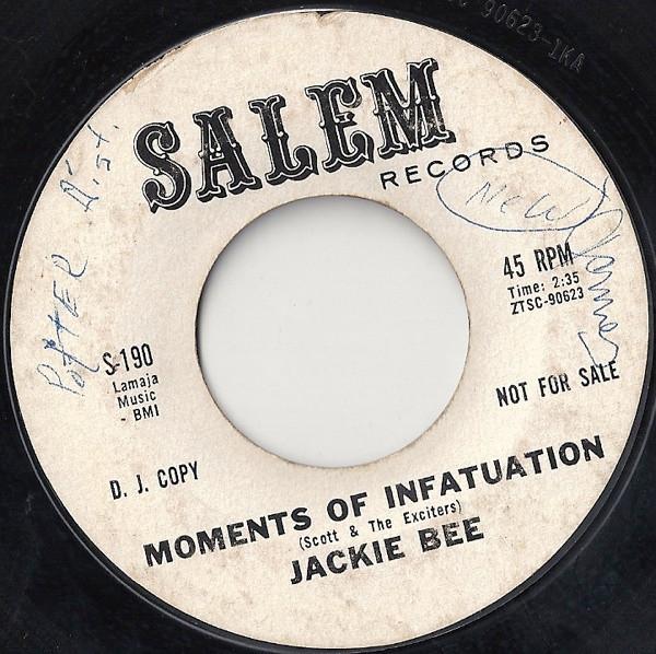 Jackie Bee - Moments Of Infatuation / Giving Up The Game