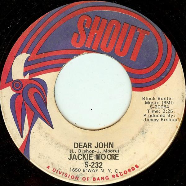 Jackie Moore - Dear John / Here I Am