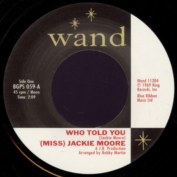 Jackie Moore - Who Told You / The Same Change