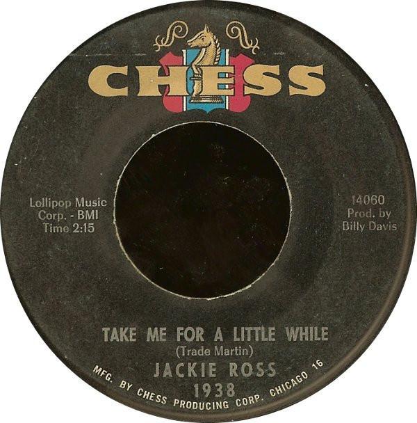 Jackie Ross - Take Me For A Little While / Honey Dear