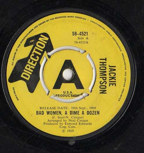 Jackie Thompson - Bad Women, A Dime A Dozen