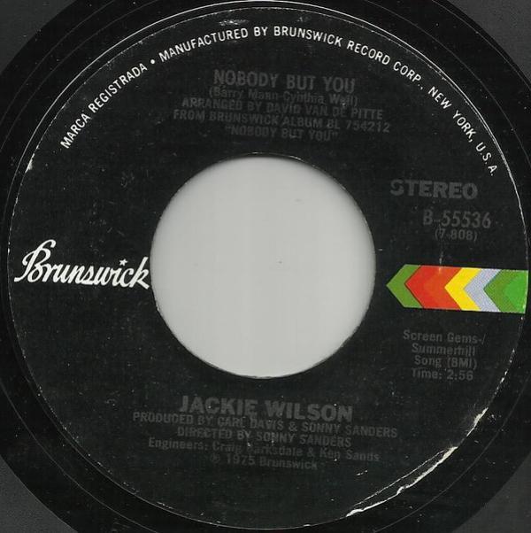 Jackie Wilson - Nobody But You / I've Learned About Life