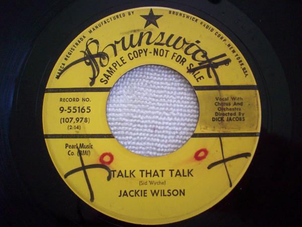 Jackie Wilson - Talk That Talk / Only You, Only Me