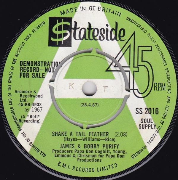 James & Bobby Purify - Shake A Tail Feather
