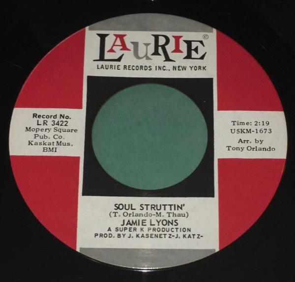 Jamie Lyons  - Soul Struttin' / Flowers To Sunshine