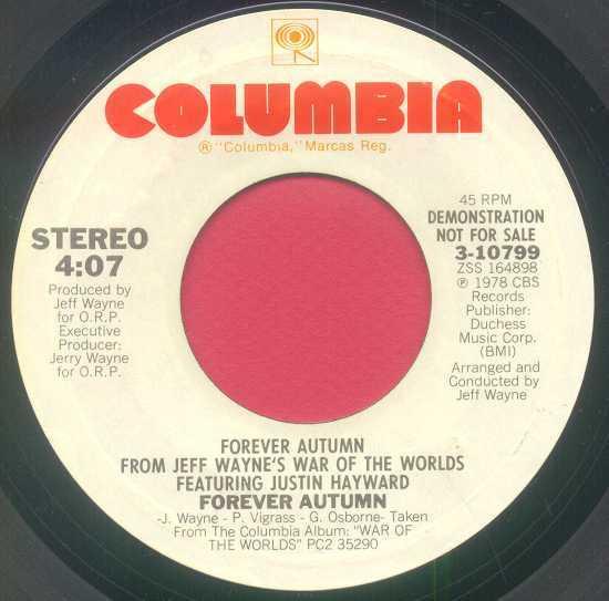 Jeff Wayne - Forever Autumn