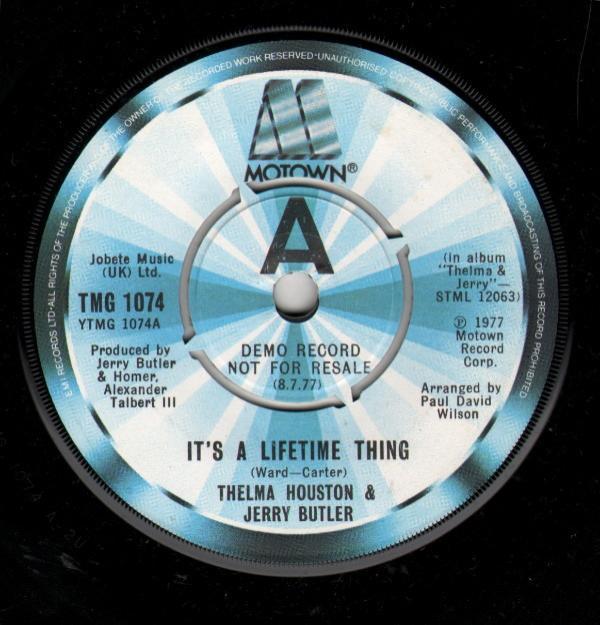 Jerry Butler, Thelma Houston - It's A Lifetime Thing