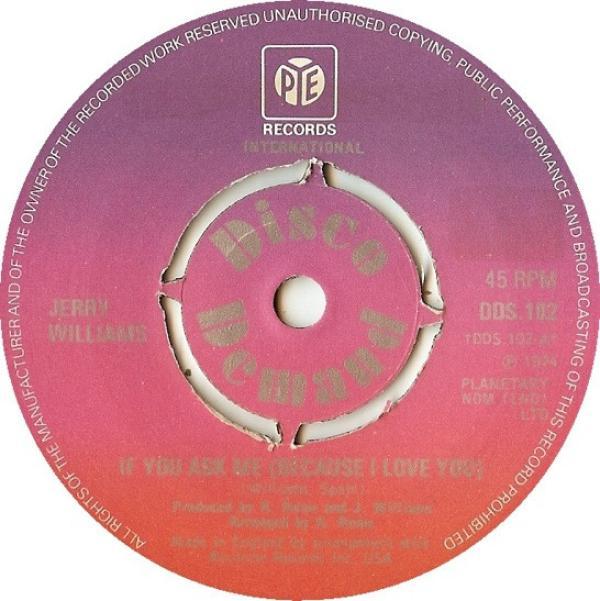 Jerry Williams Jr. - If You Ask Me (Because I Love You)