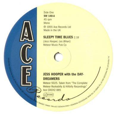 Jess Hooper, The Daydreamers (2) - Sleepy Time Blues / All Messed Up