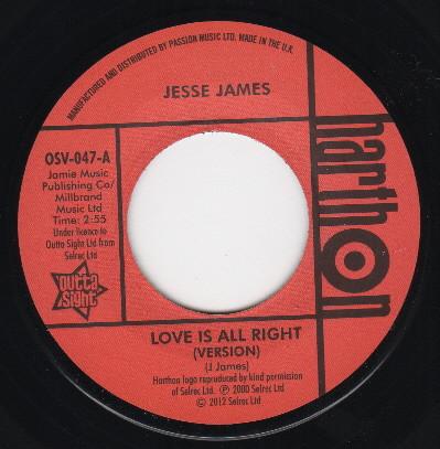 Jesse James (4), Larry Clinton (2) - Love Is All Right (Version) / She's Wanted In Three States