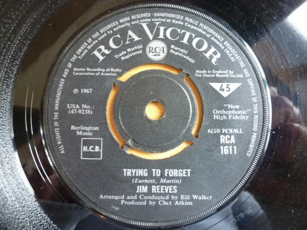 Jim Reeves - The Storm / Trying To Forget