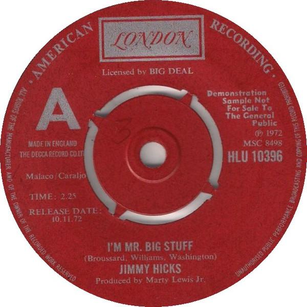 Jimmy Hicks - I'm Mr. Big Stuff