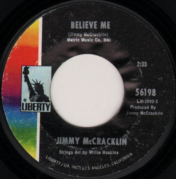 Jimmy McCracklin - Believe Me / I Never Thought
