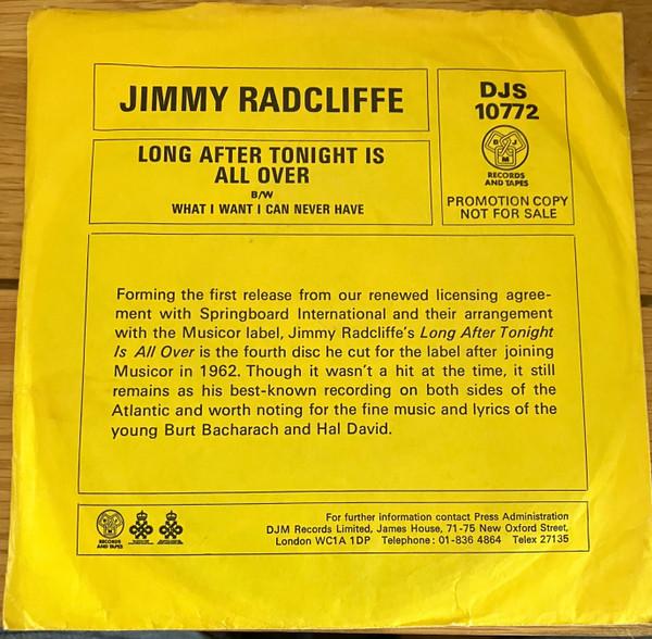 Jimmy Radcliffe - Long After Tonight Is All Over