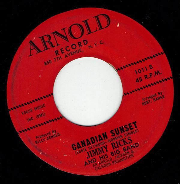 Jimmy Ricks  - Change Of Heart / Canadian Sunset