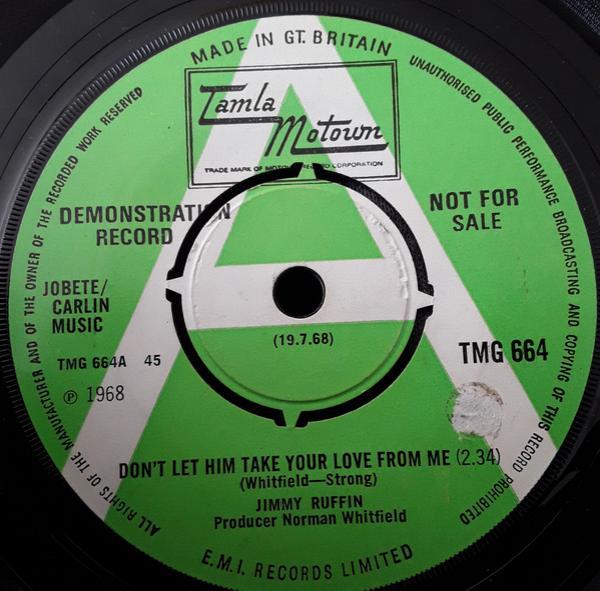 Jimmy Ruffin - Don't Let Him Take Your Love From Me